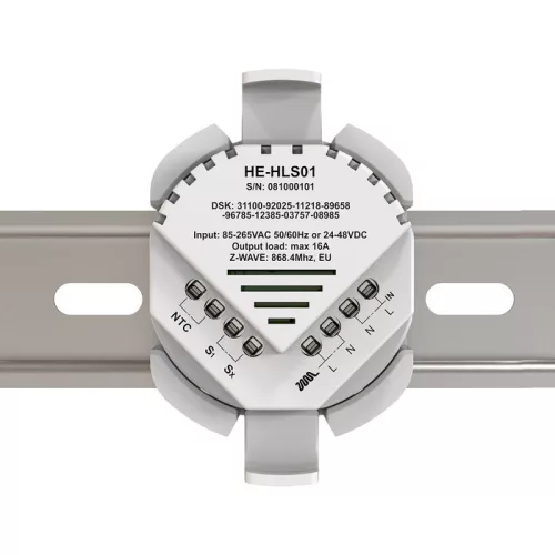 Heltun Micromodule Mounting Adaptor adapter relé DIN-sínre szereléséhez (Z-Wave)