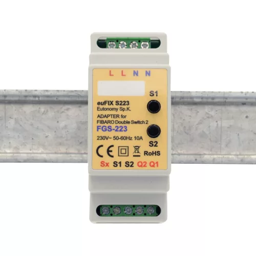 Eutonomy euFIX S223 DIN adapter (with button) kiegészítõ relémodulhoz