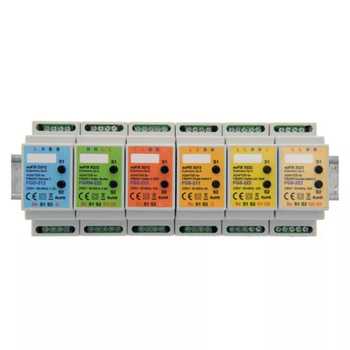 Eutonomy euFIX S223 DIN adapter (with button) kiegészítõ relémodulhoz