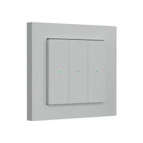   Heatit Z-Push Wall Controller (RAL 9003) fali kapcsoló 1-3 gombbal (Z-Wave)