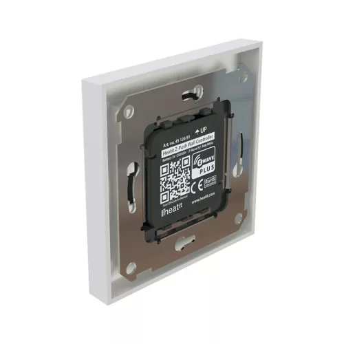 Heatit Z-Push Wall Controller (RAL 9003) fali kapcsoló 1-3 gombbal (Z-Wave)
