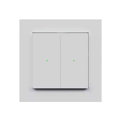 Heatit Z-Push Wall Controller (RAL 9003) fali kapcsoló 1-3 gombbal (Z-Wave)