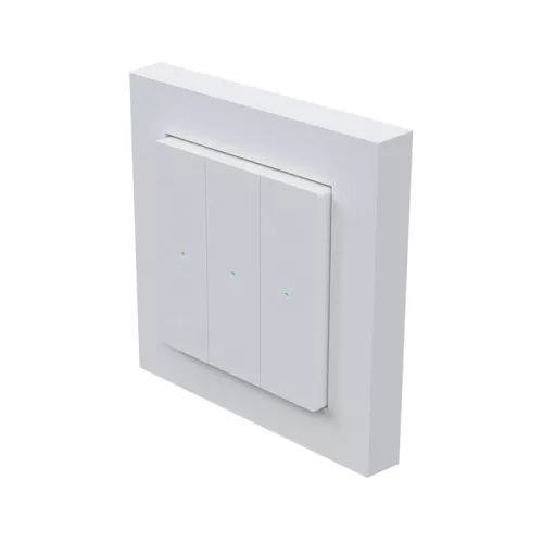 Heatit Z-Push Wall Controller (RAL 9003) fali kapcsoló 1-3 gombbal (Z-Wave)