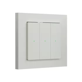   Heatit Z-Push Wall Controller (RAL 9010) fali kapcsoló 1-3 gombbal (Z-Wave)