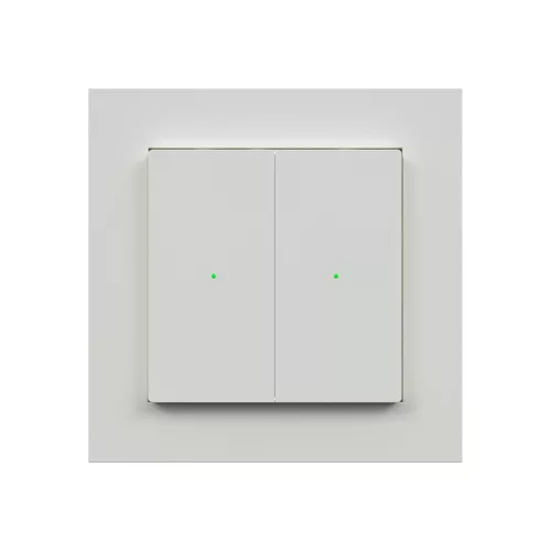 Heatit Z-Push Wall Controller (RAL 9010) fali kapcsoló 1-3 gombbal (Z-Wave)