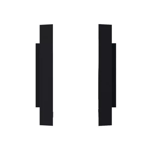 Heatit Z-Push Wall Controller (matt fekete) fali kapcsoló 1-3 gombbal (Z-Wave)