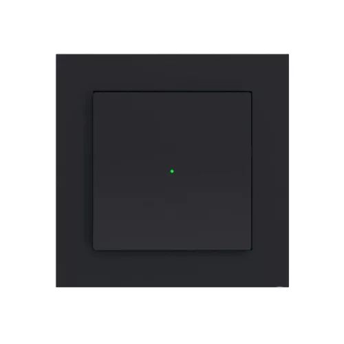 Heatit Z-Push Wall Controller (matt fekete) fali kapcsoló 1-3 gombbal (Z-Wave)