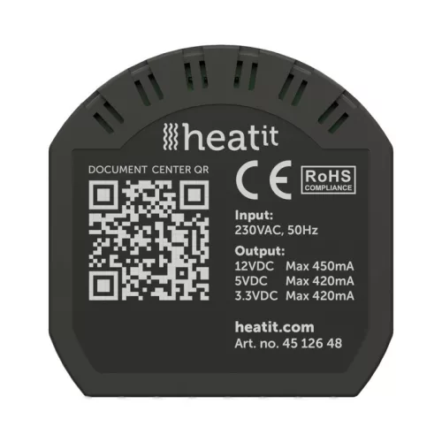 Heatit Transformer 3,3/5/12V tápegység 