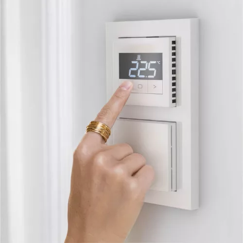 Heatit External RoomSensor (matt fekete) fali hőmérsékletszenzor