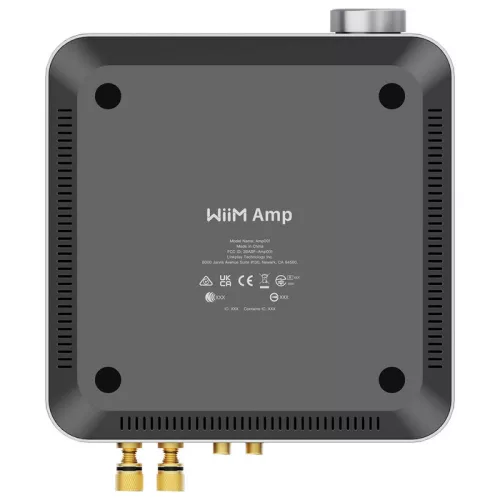 WiiM AMP (ezüst) Wifi/ethernet/USB/AUX/BT zenelejátszó, erősítő