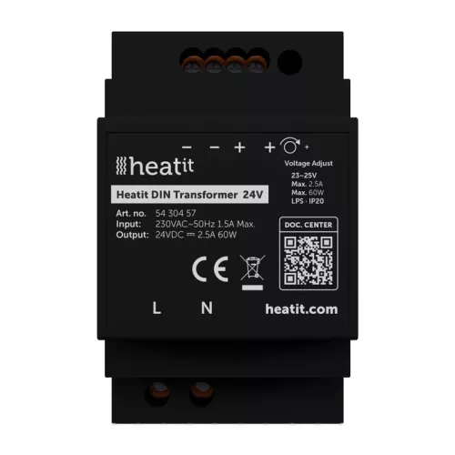 Heatit DIN Transformer 24V tápegység 