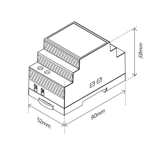 Heatit DIN Transformer 24V tápegység 