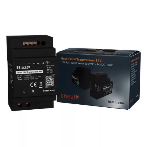 Heatit DIN Transformer 24V tápegység 