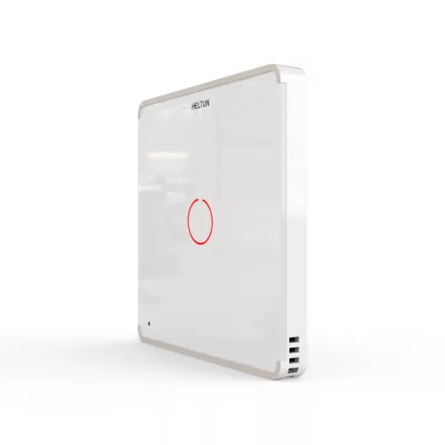 Heltun Touch Panel Switch Solo (fehér-fehér) fali kapcsoló 1 érintőgombbal (Z-Wave)