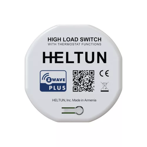 Heltun High Load Switch (16A) ECO relé és termosztát (Z-Wave)