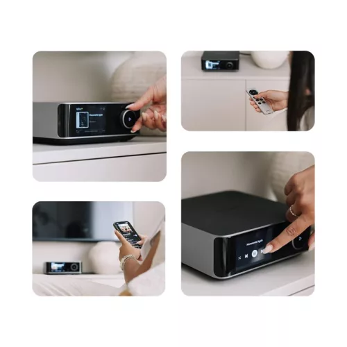 WiiM Amp Ultra (space grey) Wifi/ethernet/USB/AUX/BT zenelejátszó, erõsítõ