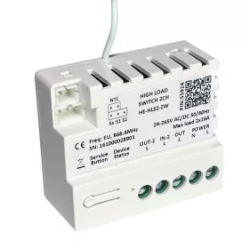 Heltun High Load Switch 2CH dupla relé (Z-Wave LR)
