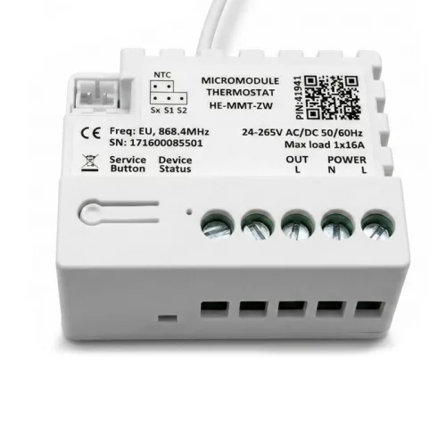 Heltun Micro Module Thermostat relé és termosztát (Z-Wave LR)
