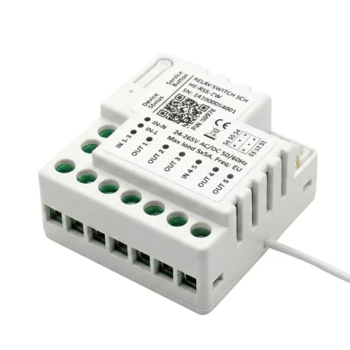Heltun Relay Switch 5CH 5-ös szárazkontakt relé (Z-Wave LR)