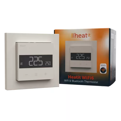 Heatit WiFi6 thermostat (RAL 9010) fali termosztát (WiFi)