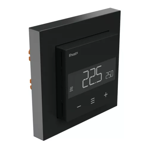 Heatit WiFi6 thermostat (matt fekete) fali termosztát (WiFi)