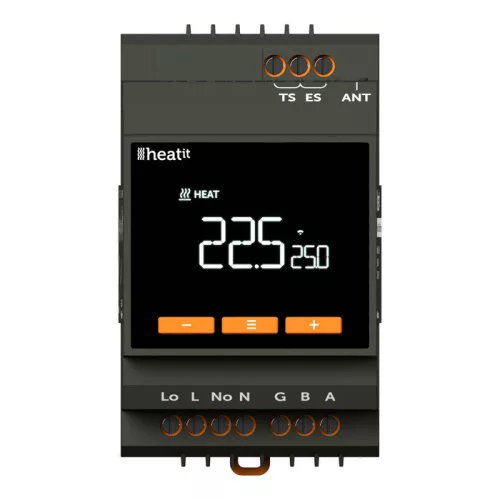 Heatit DIN Smart Thermostat DIN-sínes termosztát (Z-Wave)