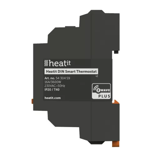 Heatit DIN Smart Thermostat DIN-sínes termosztát (Z-Wave)